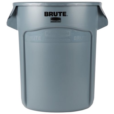 Round Brute Container, Plastic, 20gallon