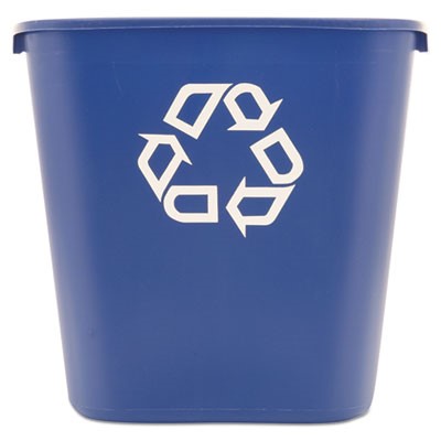 28 Qt Recycling Container, Rectangular,
