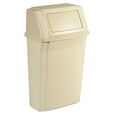 Slim Jim Wall-Mounted Container, 15 gal
