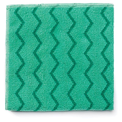 Reusable Green Microfiber Cleaning Cloth