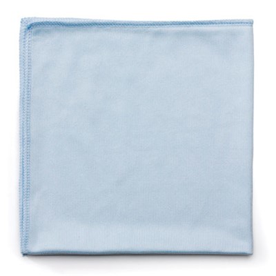 Microfiber Cleaning Cloths, Blue, 16 x16