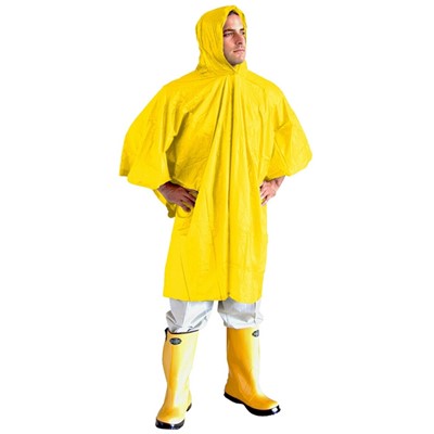 Rain Poncho With Attached Hood