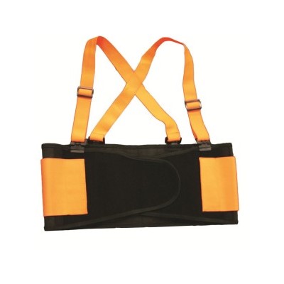 HI-VIS Orange Back Support Belt w/ Attac