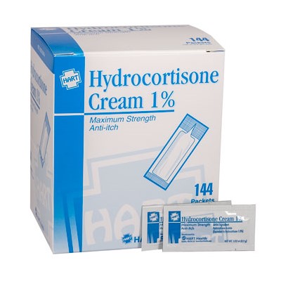 Hydrocortisone Cream, 1.0%, 1gm 144/bx