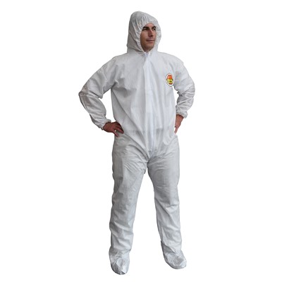 C-MAX™ WHITE SMS COVERALL, 2XL
