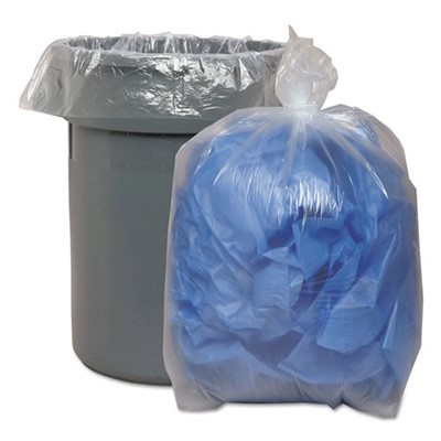 33" x 39" Trash Can Liners, .95mil, Clea