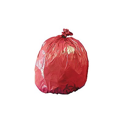 40”X48" 16 Mic Red Trash Liner, 40-45gal