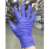 Nitrile Gloves, Exam Grade, Purple, M