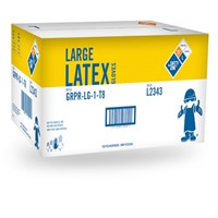 8mil Powder Free Latex Glove, Large, Tex