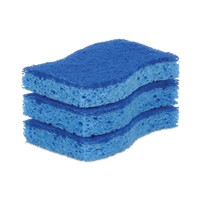 Non-Scratch Scrub Sponge, Blue, 3/pack