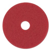 13" Red Standard Cleaning Floor Pad, 5/c