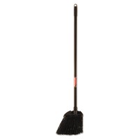 35" Angeled Lobby Dust Pan Broom W/ Meta