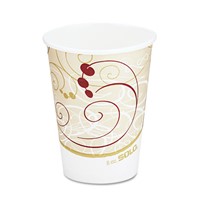 Solo 8oz Paper Hot Cup, Symphony Design,