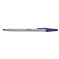 Stick Ballpoint Pen, Medium 1mm, Blue In